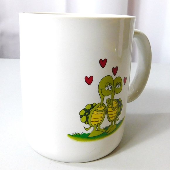 My Little Turtle Love Coffee Mug White Ceramic - Picture 3 of 7